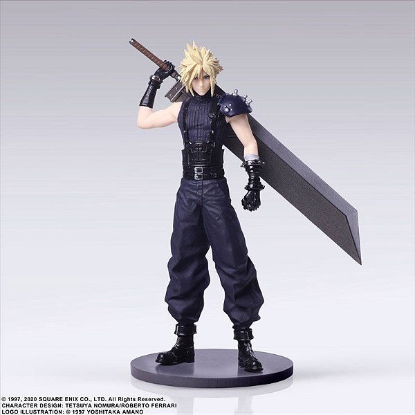 Cloud Strife Final Fantasy VII Remake Trading Art Square Enix Original