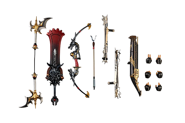 Weapon Expansion Pack Ryu Hayabusa Ninja Gaiden Amazing Yamaguchi Revoltech Kaiyodo Original