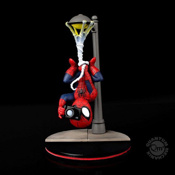 Homem Aranha Spider Cam Marvel Comics Q-Fig Quantum Mechanix Original