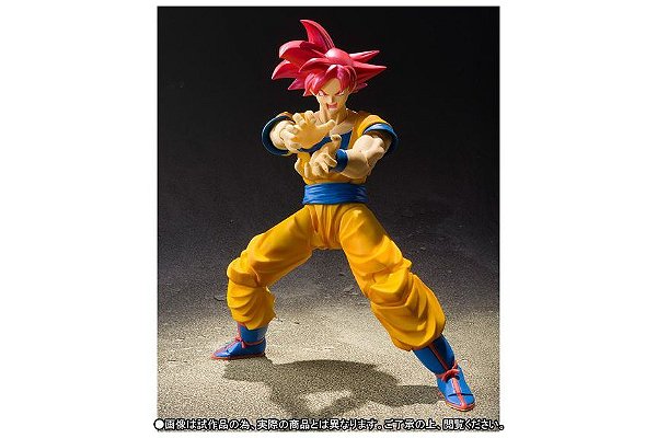 Son Goku Super Sayajin God Dragon Ball Super S.H. FIguarts Bandai Original