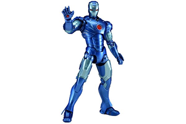 [Exclusivo SDCC 2018] Homem de Ferro Mark 3 Blue Stealth Color S.H. Figuarts Bandai Original