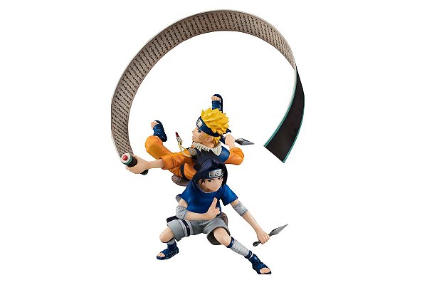 Uchiha Sasuke e Uzumaki Naruto G.E.M. Remix Megahouse Original