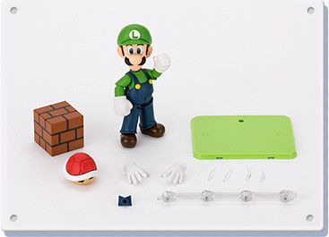 Luigi Super Mario Brothers S.H. Figuarts Bandai Original