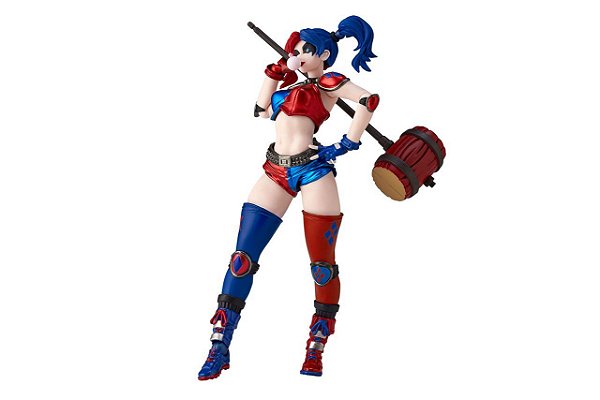 Harley Quinn Red x Blue Twin-tail .ver Dc Comics Figure Complex Amazing Yamaguchi No.015EX-2 Revoltech Kaiyodo Original