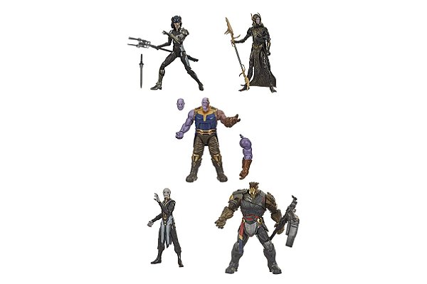 Os Filhos de Thanos Vingadores Guerra Infinita Marvel Legends Hasbro Original