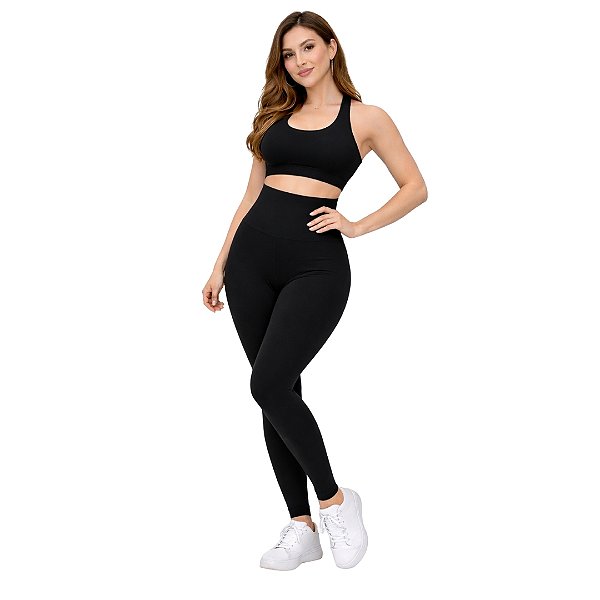 Calça Legging Modeladora em Suplex de Poliamida Power