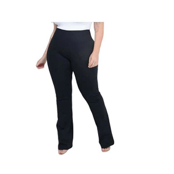 Calça Bailarina Plus Size Tamanhos Especiais Suplex Poliamida