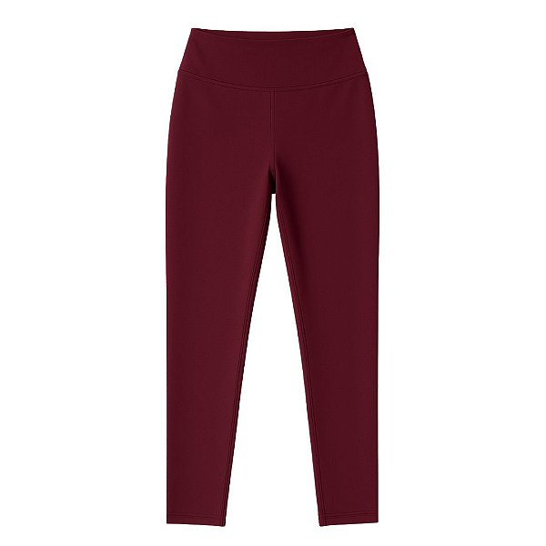 Calça legging Infantil em suplex de Poliamida Bordô