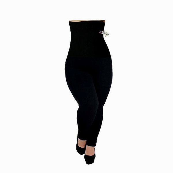 Calça Legging Plus Size Modeladora Cós 20cm.
