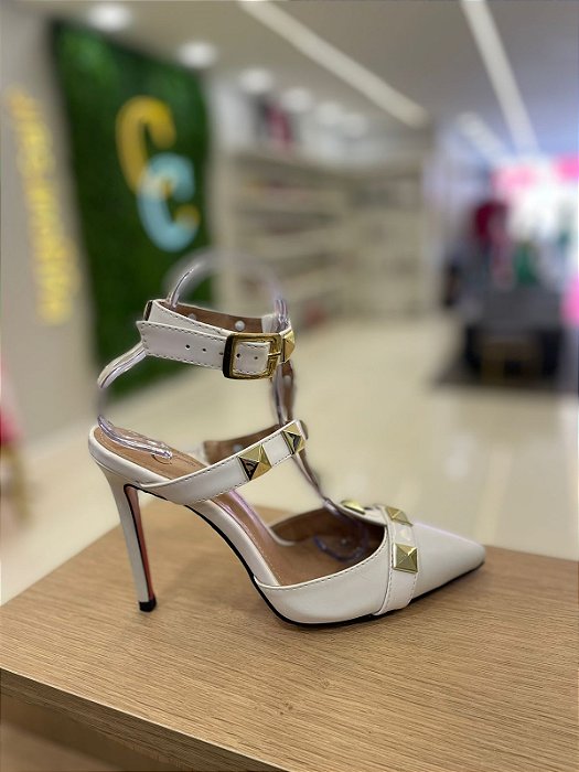 Scarpin Luxo Pamela Branco