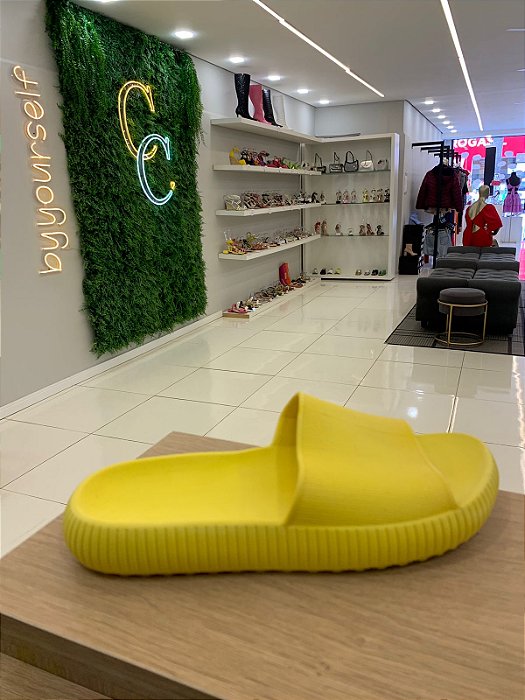 Chinelo Nuvem Slide AMARELO