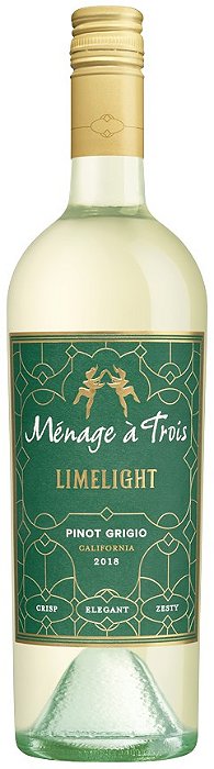 MÉNAGE À TROIS LIMELIGHT PINOT GRIGIO 2020
