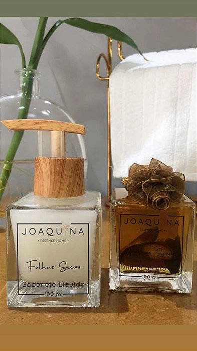 Kit Folhas Secas - Sabonete Líquido e Difusor de Aromas - 100 ml