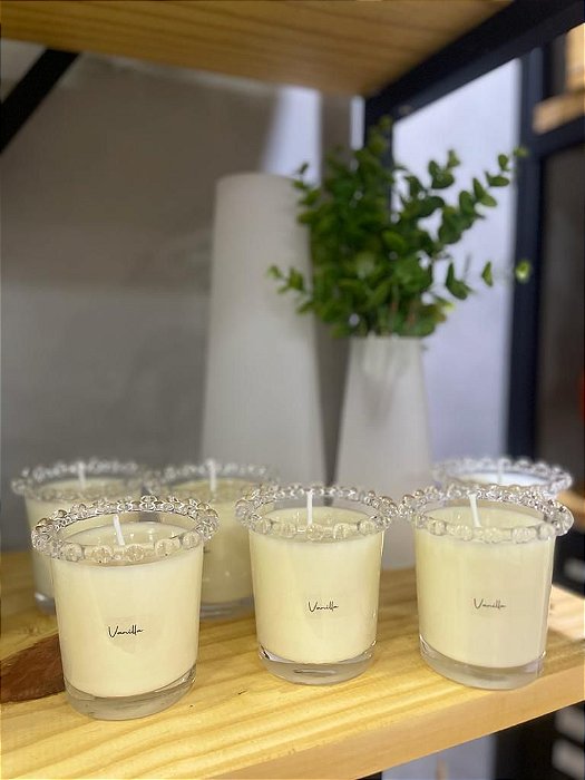 Vela Aromática 120g - Vanilla com Baunilha