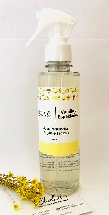 Água Perfumada - Vanilla e Especiarias