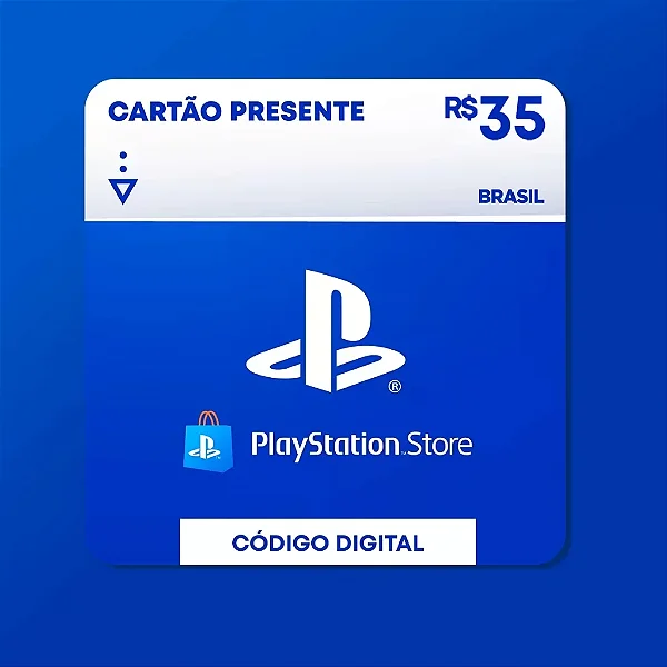 R$35 PlayStation Store - Cartão Presente Digital