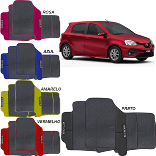 Tapete Emborrachado Ecológico Jogo 4 peças Etios Hatch ou Sedan 2012-2018