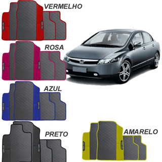 Tapete Emborrachado Ecológico Jogo 4 peças Civic 2007-2011