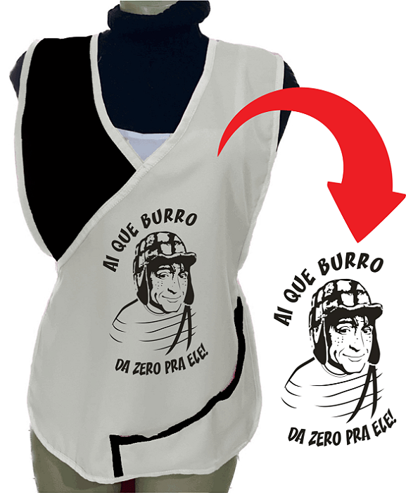 Avental Bata Jaleco Branco Com Bolsos Oxford Personalizado Modelo Delta com Imagem  Desenhos Ilustrativo  Para Escolher no Anuncio