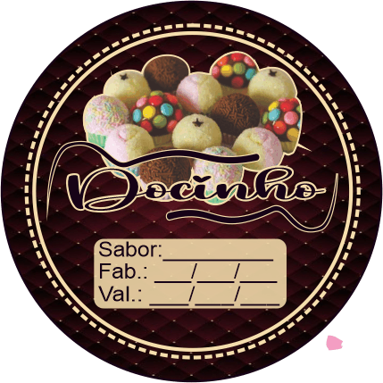Adesivos e Etiquetas para Docinho Personalizado Profissionalize suas Embalagens Escolha o seu Modelo Favorito do Adesivo no Anuncio