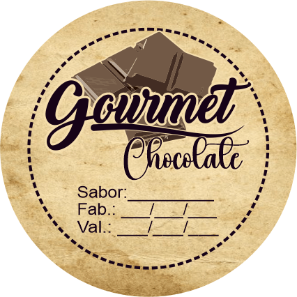 Adesivos e Etiquetas para Chocolate Gourmet Personalizado Profissionalize suas Embalagens Escolha o seu Modelo Favorito do Adesivo no Anuncio