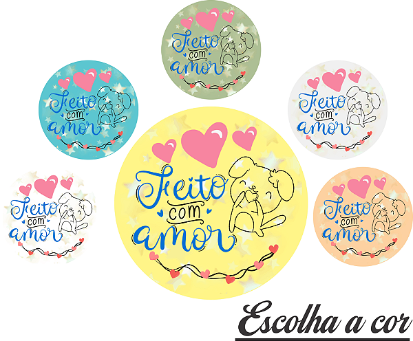 Adesivos e Etiquetas Feito A Mão Personalizado Profissionalize suas Embalagens Escolha o seu Modelo Favorito do Adesivo no Anuncio