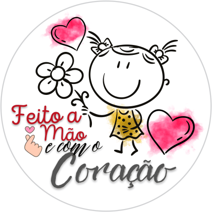 Adesivos e Etiquetas Feito A Mão e com o Coração Personalizado Profissionalize suas Embalagens Escolha o seu Modelo Favorito do Adesivo no Anuncio