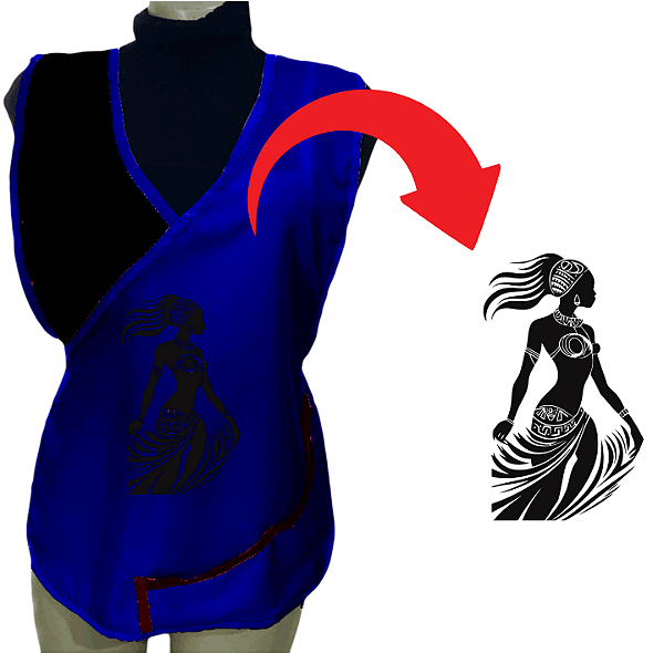 Avental Bata Jaleco azul Com Bolsos Oxford Personalizado Modelo Delta com Imagem  Desenhos Ilustrativo  Para Escolher no Anuncio