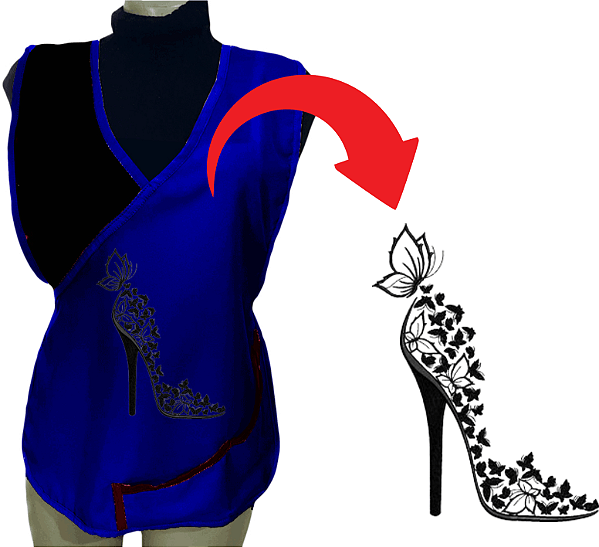 Avental Bata Jaleco AZul Com Bolsos Oxford Personalizado Modelo Delta com Imagem  Desenhos Ilustrativo  Para Escolher no Anuncio