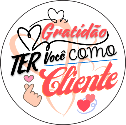 Adesivos e Etiquetas Gratidão Ter Você como Cliente Profissionalize suas Embalagens Escolha o seu Modelo Favorito do Adesivo no Anuncio