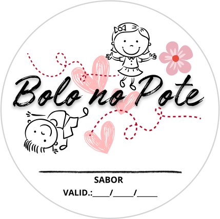 Adesivos e Etiquetas Bolo de Pote Personalizado Profissionalize suas Embalagens Escolha o seu Modelo Favorito do Adesivo no Anuncio