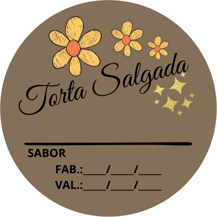 Adesivos e Etiquetas Torta Salgada Personalizado Profissionalize suas Embalagens Escolha o seu Modelo Favorito do Adesivo no Anuncio
