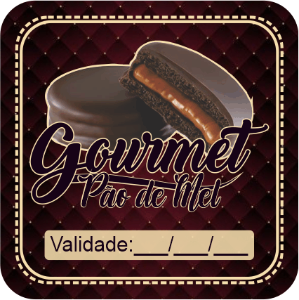 Adesivos e Etiquetas Pão de Mel Gourmet Personalizado Profissionalize suas Embalagens Escolha o seu Modelo Favorito do Adesivo no Anuncio
