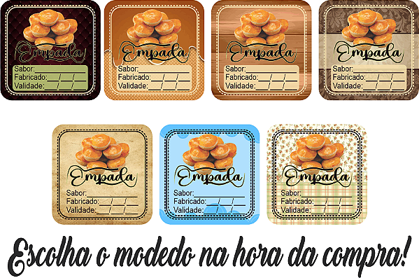 Adesivos e Etiquetas Empada Personalizado Profissionalize suas Embalagens Escolha o seu Modelo Favorito do Adesivo no Anuncio