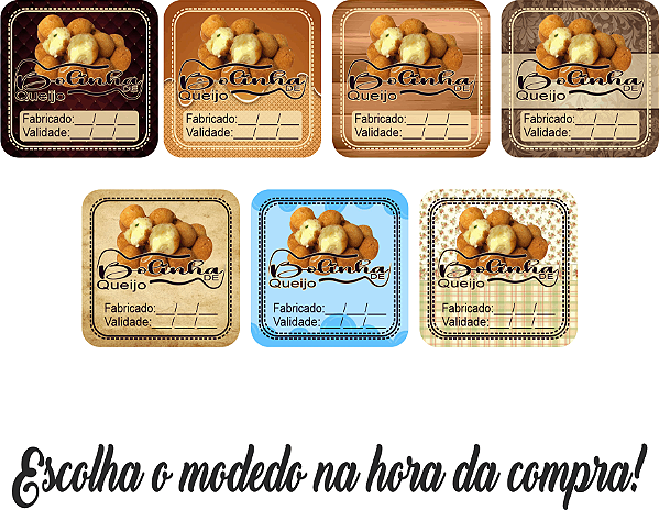 Adesivos e Etiquetas Bolinha de Queijo Personalizado Profissionalize suas Embalagens Escolha o seu Modelo Favorito do Adesivo no Anuncio