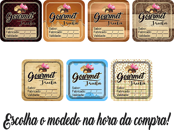 Adesivos e Etiquetas Trufa Gourmet Personalizado Profissionalize suas Embalagens Escolha o seu Modelo Favorito do Adesivo no Anuncio