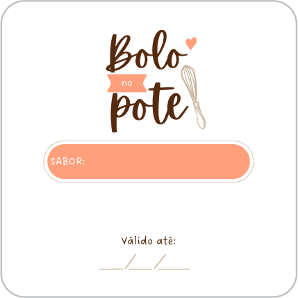 Adesivos e Etiquetas Bolo no Pote Personalizado Profissionalize suas Embalagens Escolha o seu Modelo Favorito do Adesivo no Anuncio