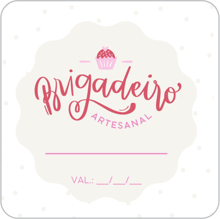 Adesivos e Etiquetas Brigadeiro Personalizado Profissionalize suas Embalagens Escolha o seu Modelo Favorito do Adesivo no Anuncio