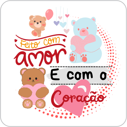 Adesivos e Etiquetas Feito A Mão e Com Coração Personalizado Profissionalize suas Embalagens Escolha o seu Modelo Favorito do Adesivo no Anuncio