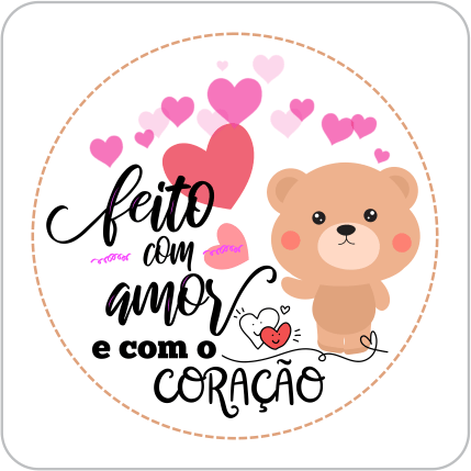 Adesivos e Etiquetas Feito A Mão e Com Coração Personalizado Profissionalize suas Embalagens Escolha o seu Modelo Favorito do Adesivo no Anuncio