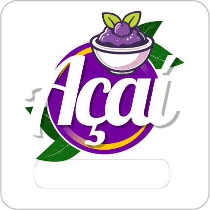 Adesivos e Etiquetas Para Açaí Gourmet Personalizado Profissionalize suas Embalagens Escolha o seu Modelo Favorito do Adesivo no Anuncio