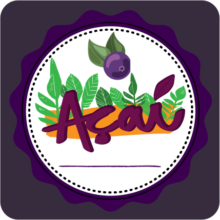 Adesivos e Etiquetas Para Açaí Gourmet Personalizado Profissionalize suas Embalagens Escolha o seu Modelo Favorito do Adesivo no Anuncio