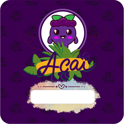 Adesivos e Etiquetas Para Açaí Gourmet Personalizado Profissionalize suas Embalagens Escolha o seu Modelo Favorito do Adesivo no Anuncio