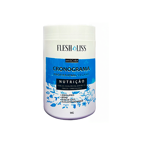 Cronograma Capilar Vegano - Nutrição 1kg