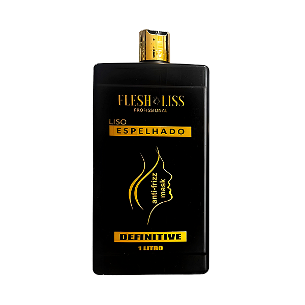 PROMOÇÃO Ativo Escova Definitiva Black Edition | Alisamento 100% Espelhado | 1 Litro (Estoque Limitado)