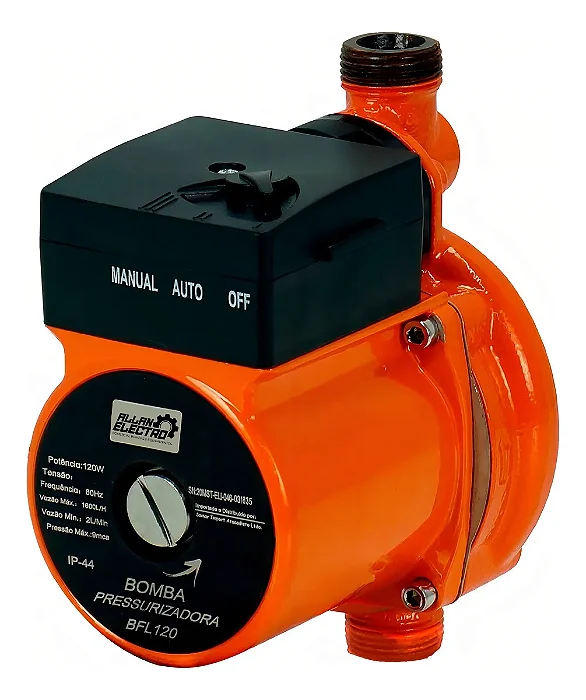 Pressurizador de Água Residencial Automático 1/2CV – Aumenta Pressão do Chuveiro e Torneiras (Até 3 Pontos)