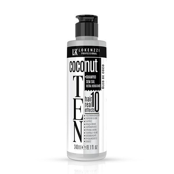 Shampoo Lokenzzi Coconut Ten Hair Real Effects  10 240ml