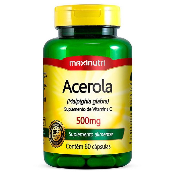 Acerola 500mg 60Caps Maxinutri