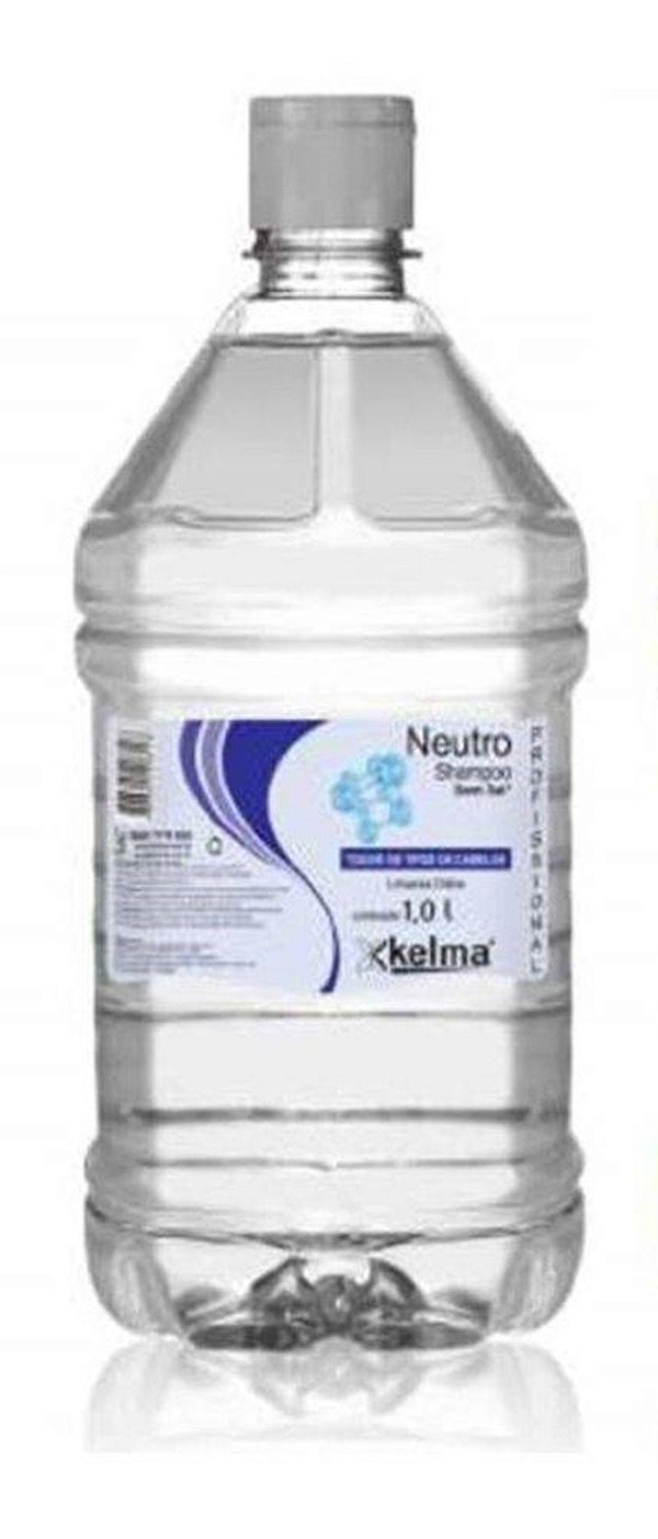 Shampoo Kelma 1 litro Neutro Todos os Tipos de Cabelos