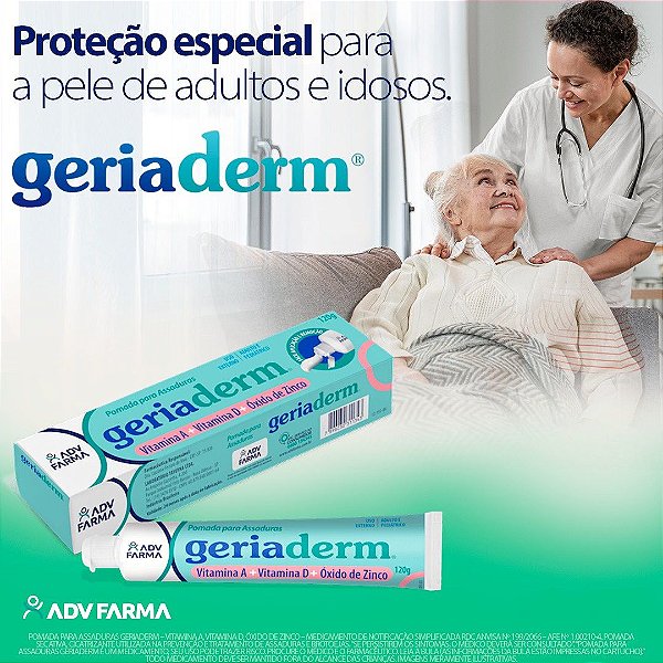 GERIADERM POMADA ASSADURA 120G - FarmaViver